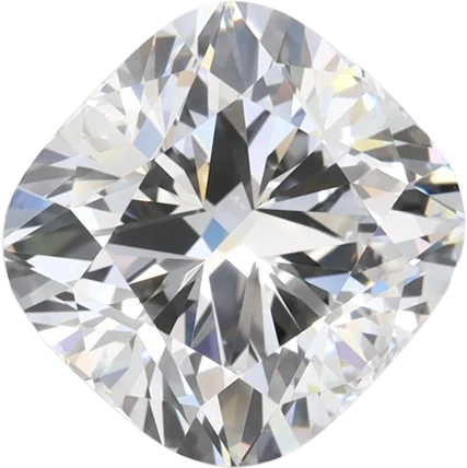 2.74 Carat D VVS2 Cushion Lab Diamond