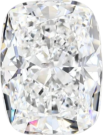 3.36 Carat E vs1 Elongated Cushion Lab Diamond