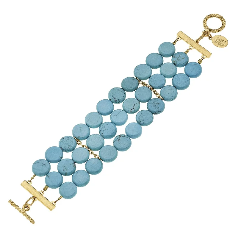 Turquoise Row Bracelet