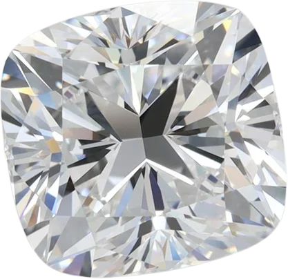 4.02 Carat D VVS2 Cushion Lab Diamond