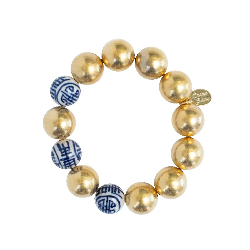 Blue & White Margaret Bracelet