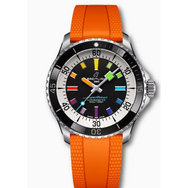 Breitling Superocean III - Orange Strap