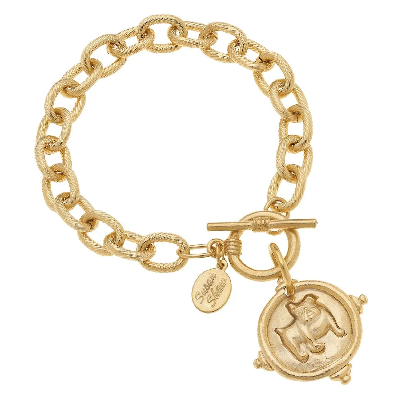 Bulldog Intaglio Bracelet