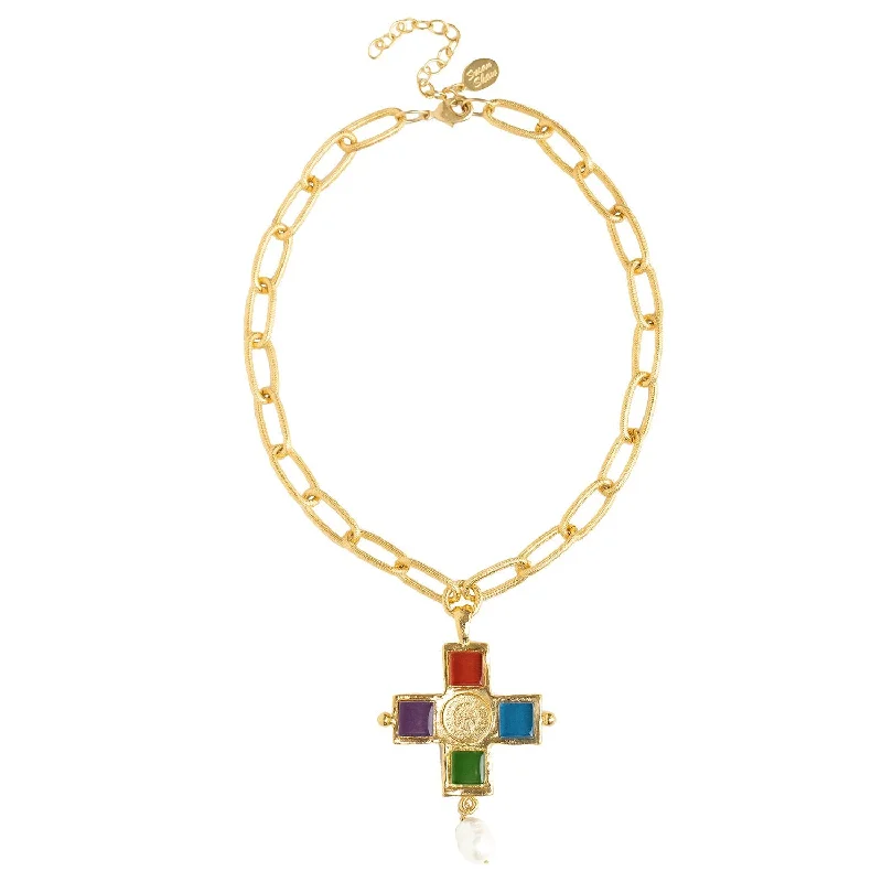 Charlotte Cross Chain Necklace