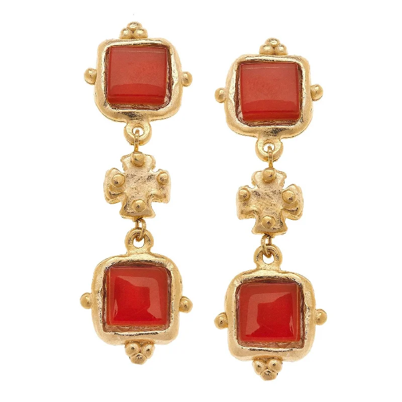 Charlotte Deux Tier Earrings