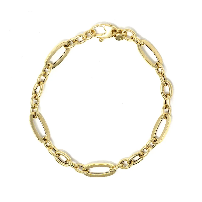 Combination Oval Link Bracelet