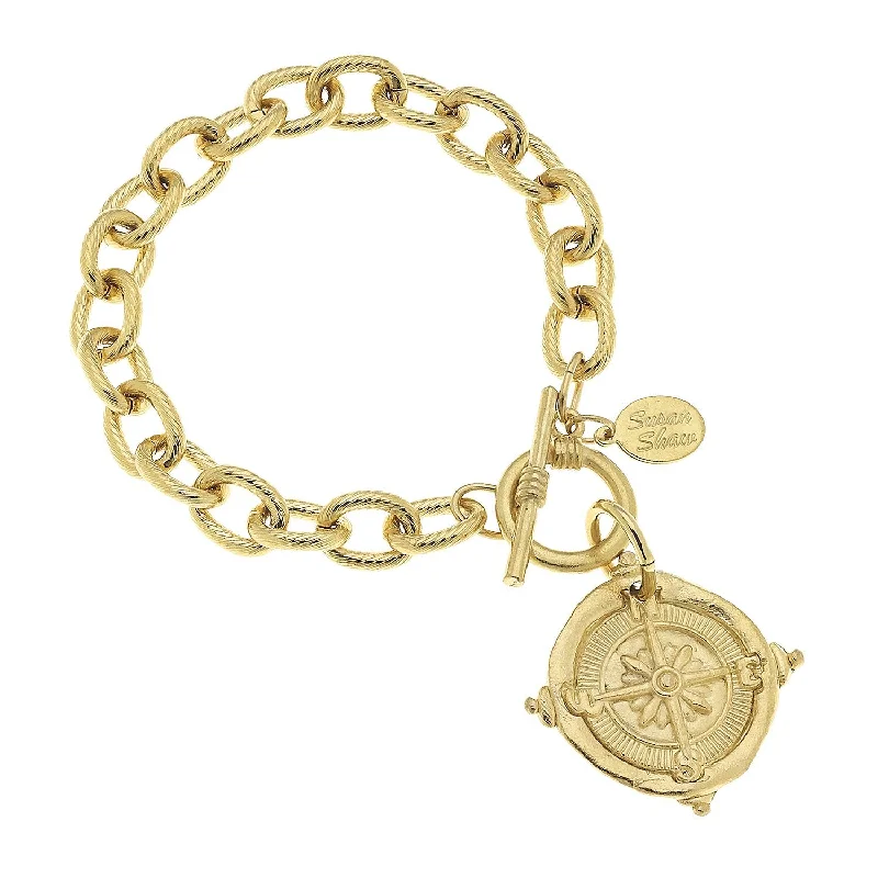 Compass Toggle Bracelet