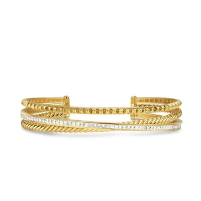 David Yurman 11mm Crossover Trio Bracelet