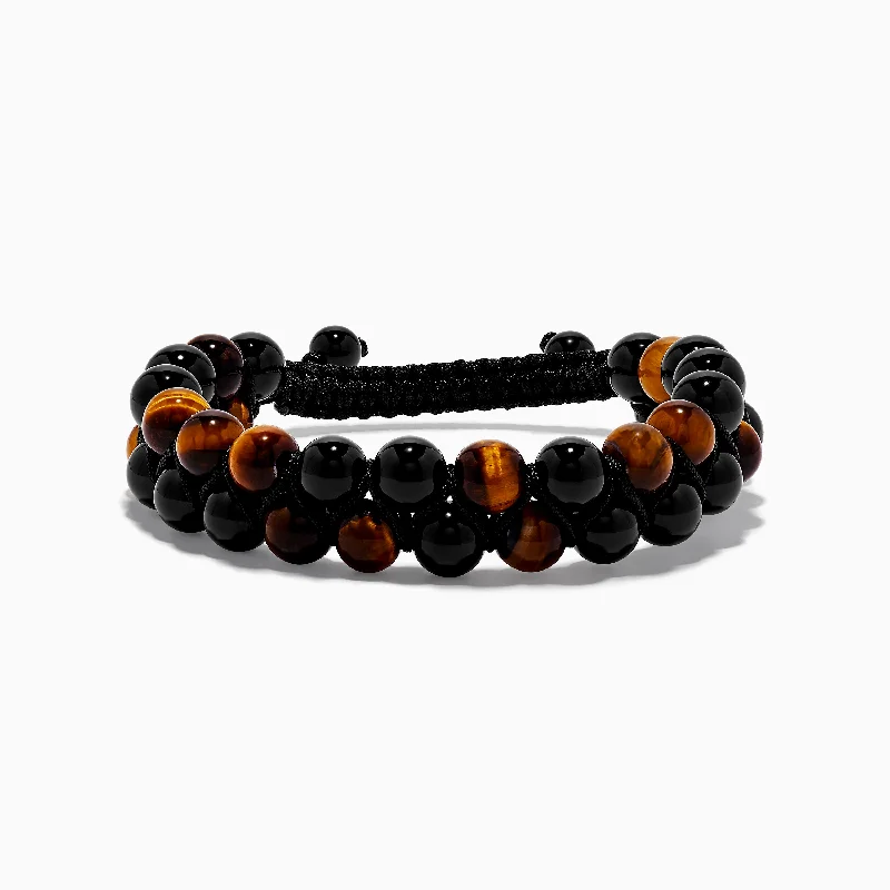 Men's Tiger's Eye Bead Bracelet