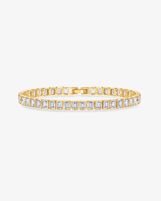 Emerald-Cut Tennis Bracelet