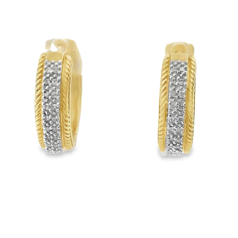 Estate Diamond Earrings