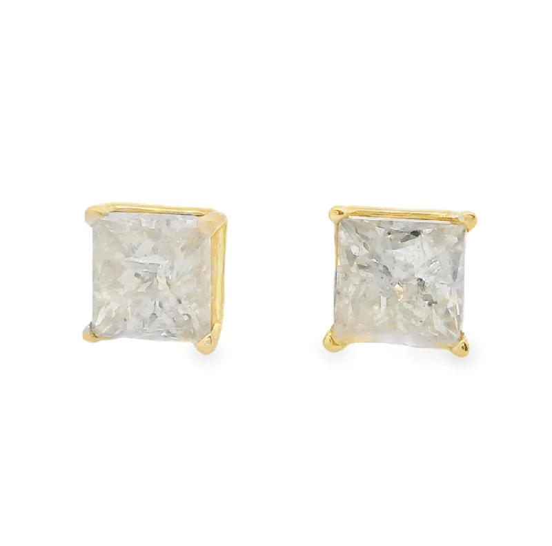 Estate Diamond Earrings