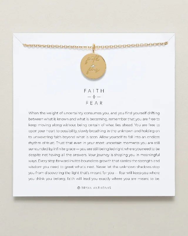 Faith Over Fear Necklace