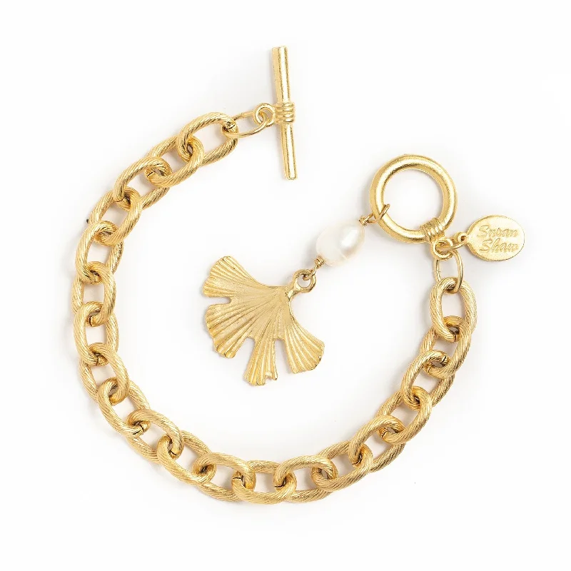 Ginkgo Toggle Bracelet