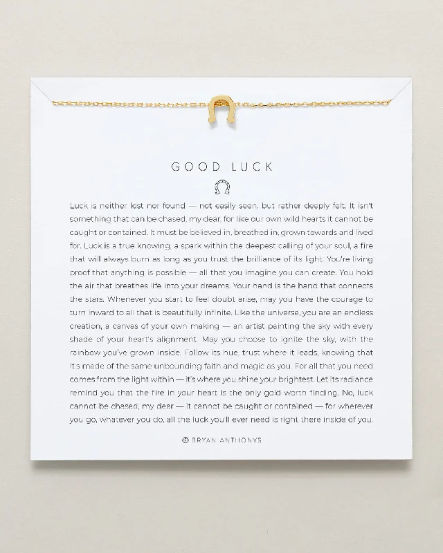 Good Luck Icon Necklace