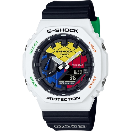 G-Shock RUBIKs Carbon Core Guard Case Analog and Digital Display