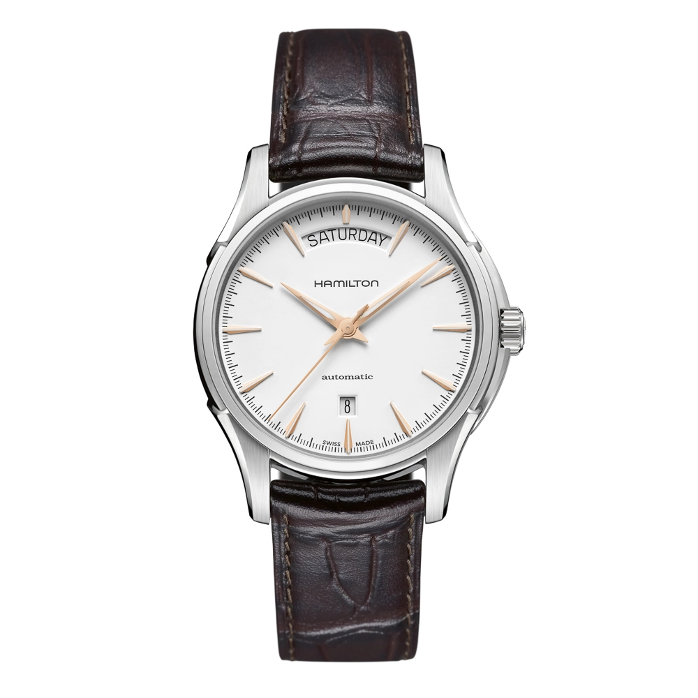 Hamilton Jazzmaster Day Date Auto Watch White Dial 40mm