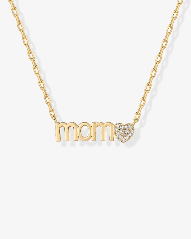 I Love Mom Necklace