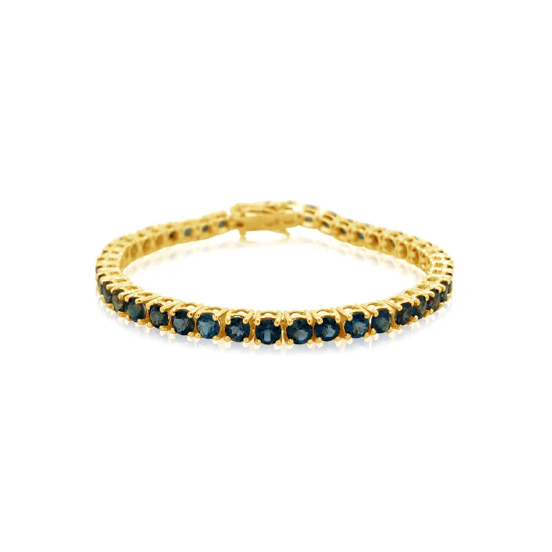 London Blue Topaz Tennis Bracelet