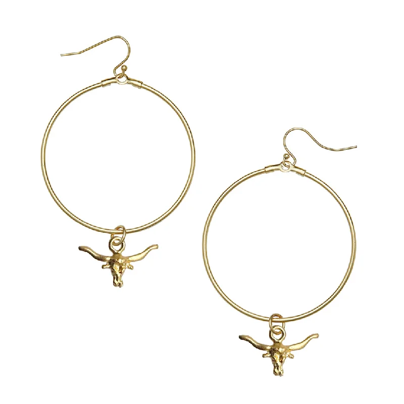 Longhorn Loop Earrings