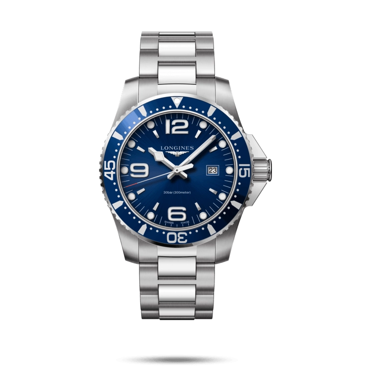 Longines Hydroconquest Watch Blue Dial 44mm Quartz