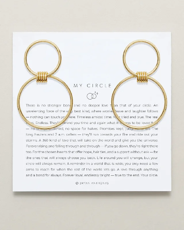 My Circle Statement Earrings