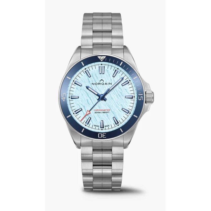 NORQAIN Adventure NEVEREST Glacier Blue Dial 40mm Automatic