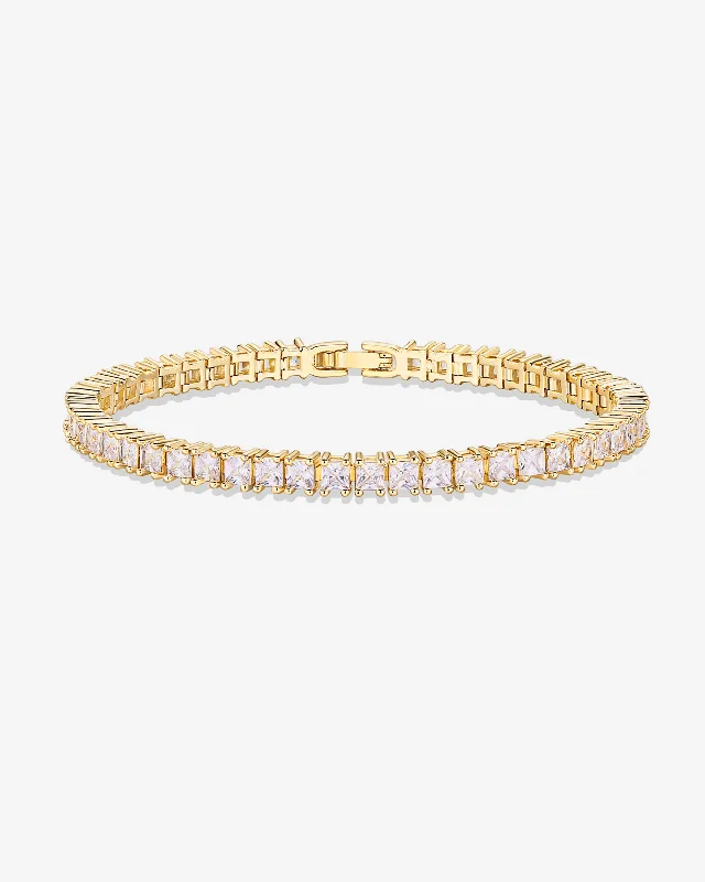 Princess Cut Tennis Bracelet