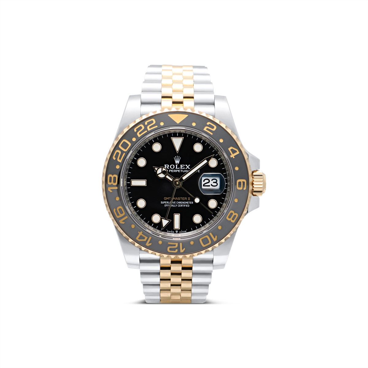 Rolex GMT-Master II SS/YG Black Dial Jubilee Bracelet 40mm (Preowned)