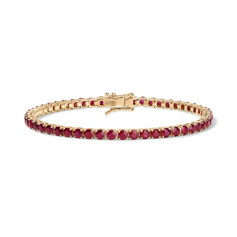 Ruby Tennis Bracelet