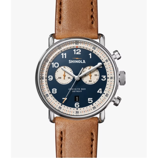 Shinola Canfield Chrono 43mm Watch