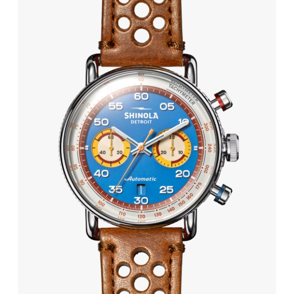 Shinola Canfield Speedway 44mm Watch Gift Set Limited Edition