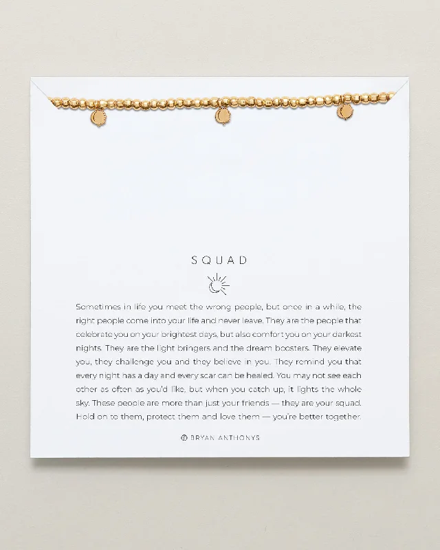 Squad Beaded Icon Bracelet