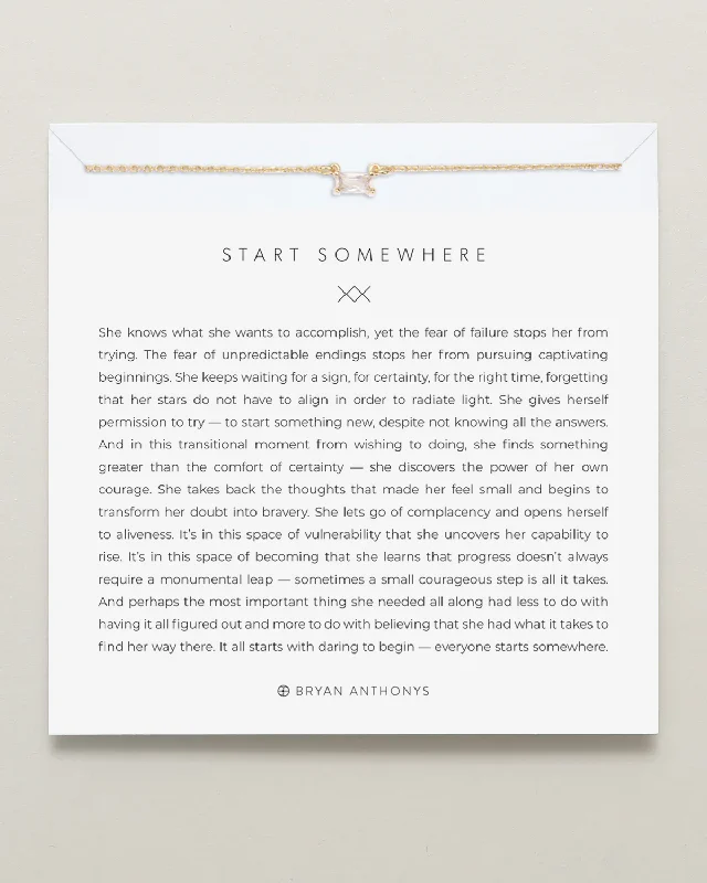 Start Somewhere Necklace