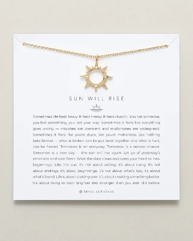 Sun Will Rise Necklace