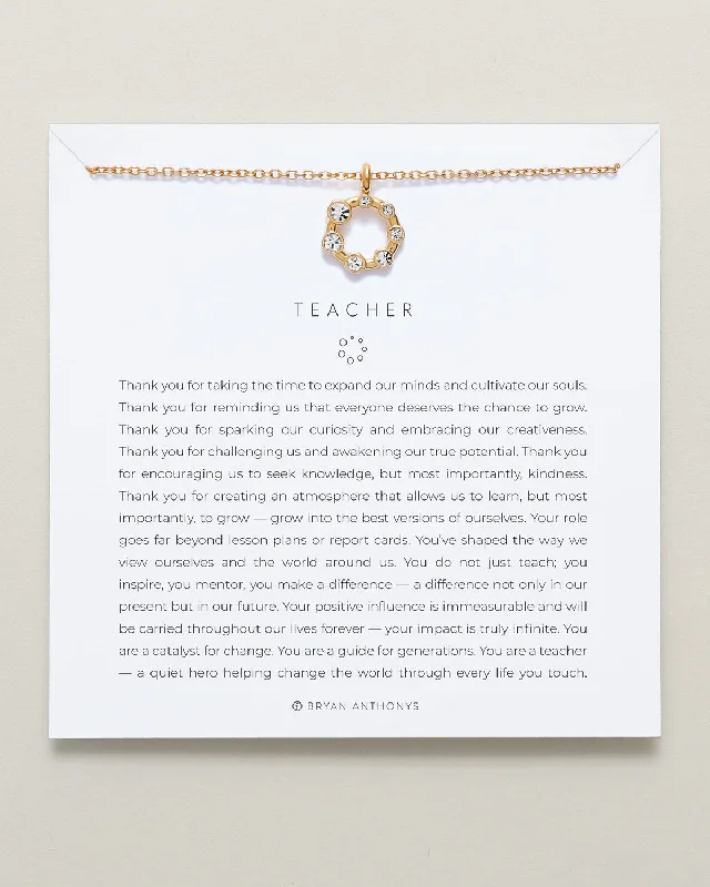 Teacher Necklace