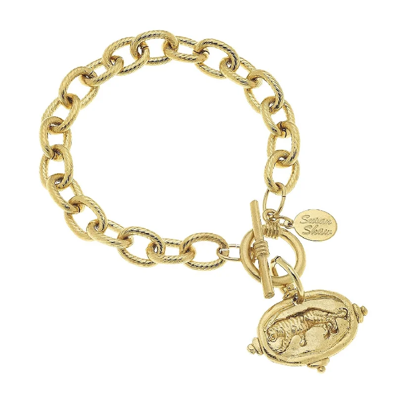 Tiger Intaglio Bracelet