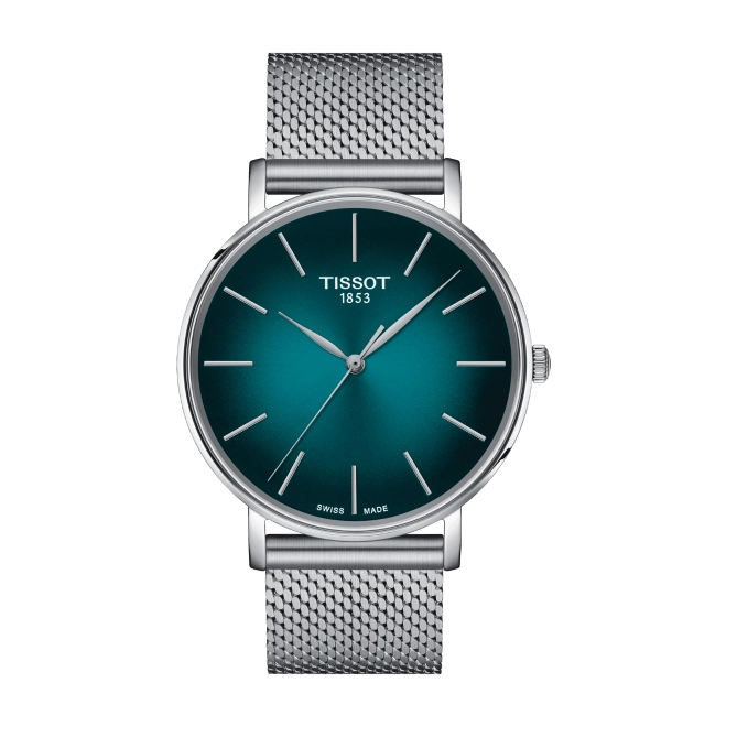 Tissot Everytime Gent Green Black Dial 40mm Quartz