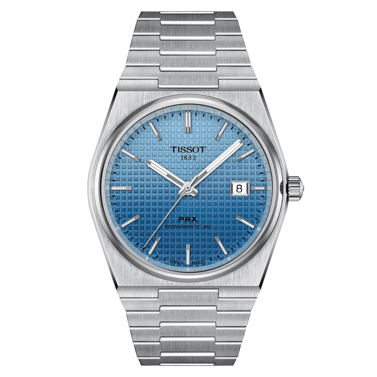 Tissot PRX Powermatic 80 40mm Ice Blue Chameleon Dial