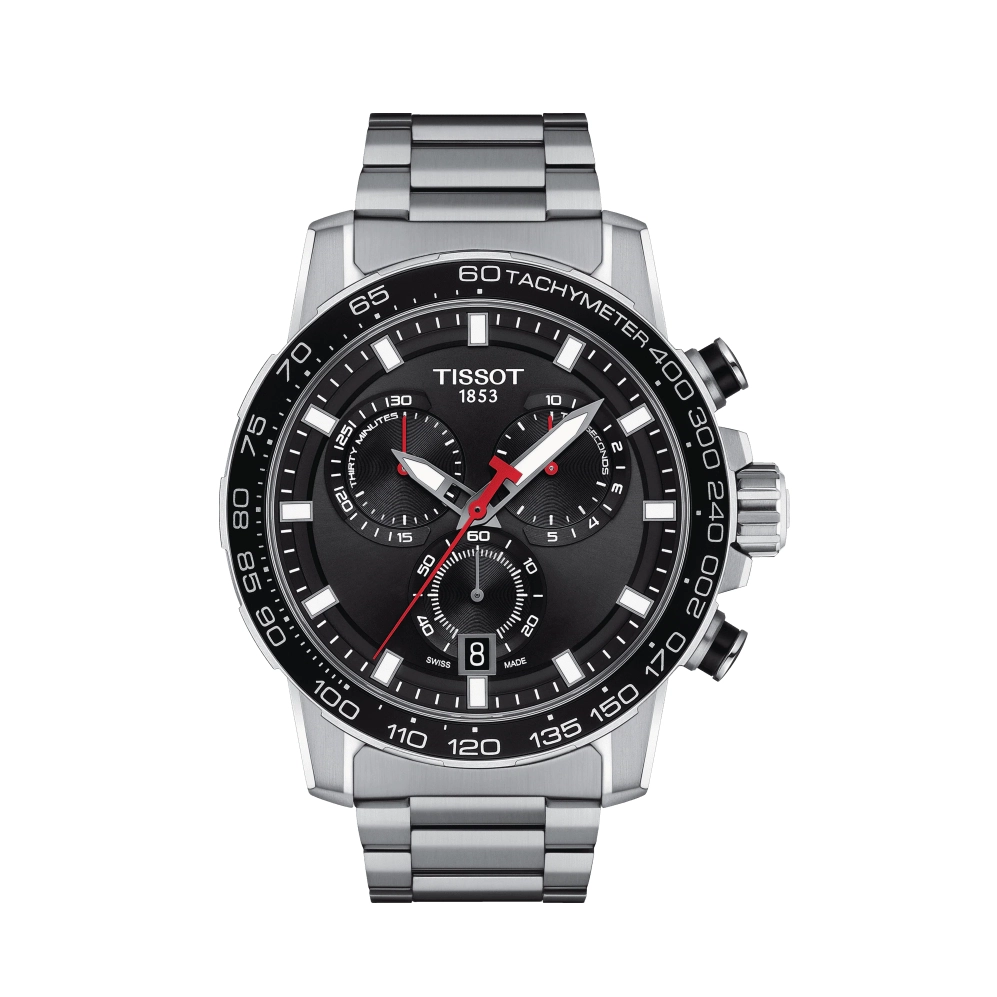 Tissot Supersport Chrono Black Dial 45.5mm Quartz