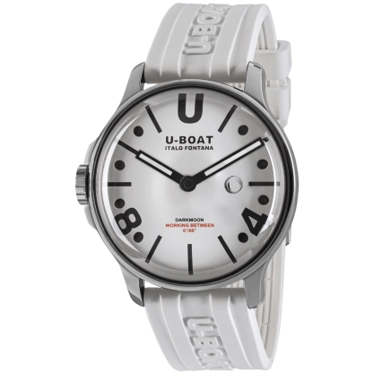 U-Boat Darkmoon 44mm White Black SS