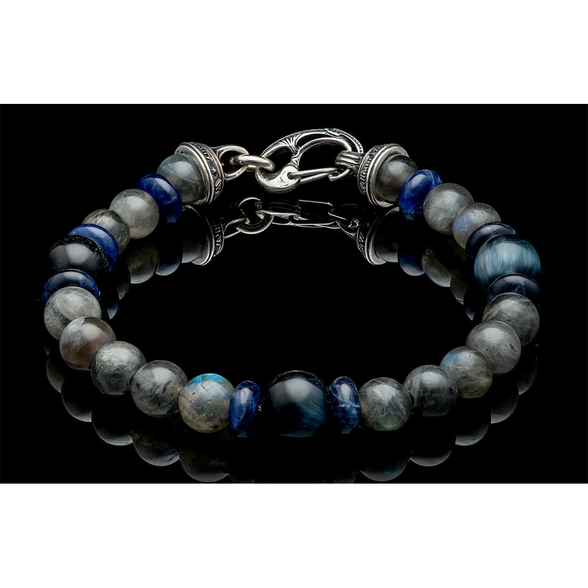 William Henry Magician Bracelet with Labradorite and Sodalite