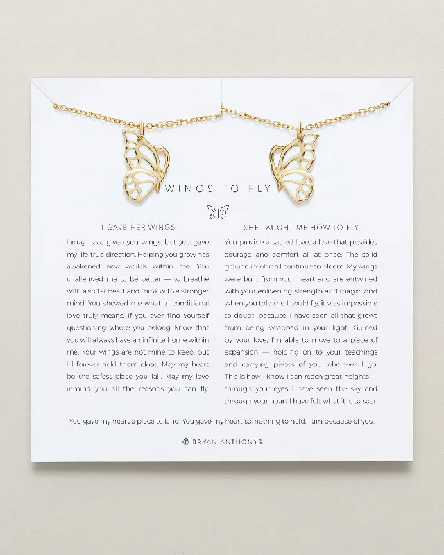 Wings to Fly Necklace Set